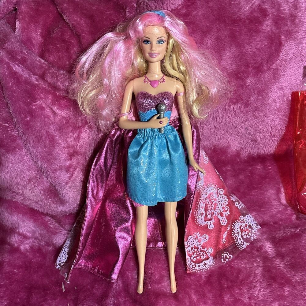 Barbie PRINCESS & THE POPSTAR Transforming Singing TORI 2-1 Doll X3689